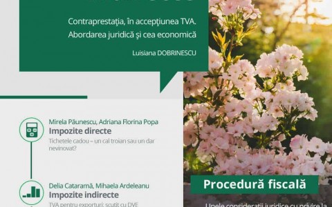 Tax Magazine Nr. 1 ianuarie - februarie 2020 - Editura Solomon