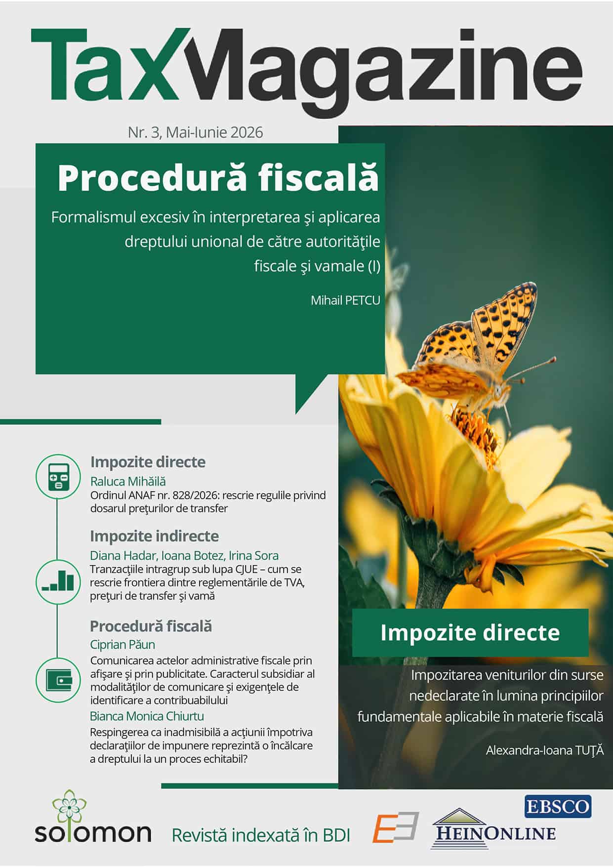Tax Magazine nr. 3 din 2026