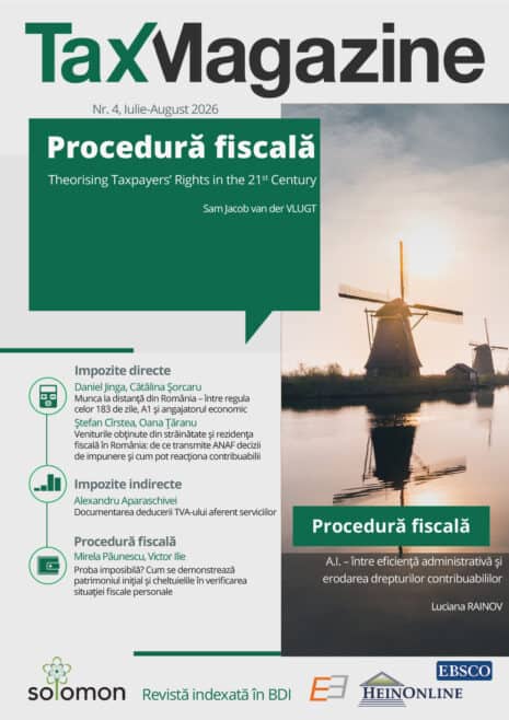 Tax Magazine nr. 4 din 2026